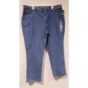 Lee Relaxed Fit Straight Leg Mid Rise Aero Womens Plus 22W Jeans